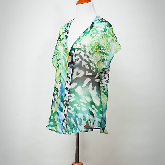 Multi-colored Leopard print shirt - Picture 3 of 4